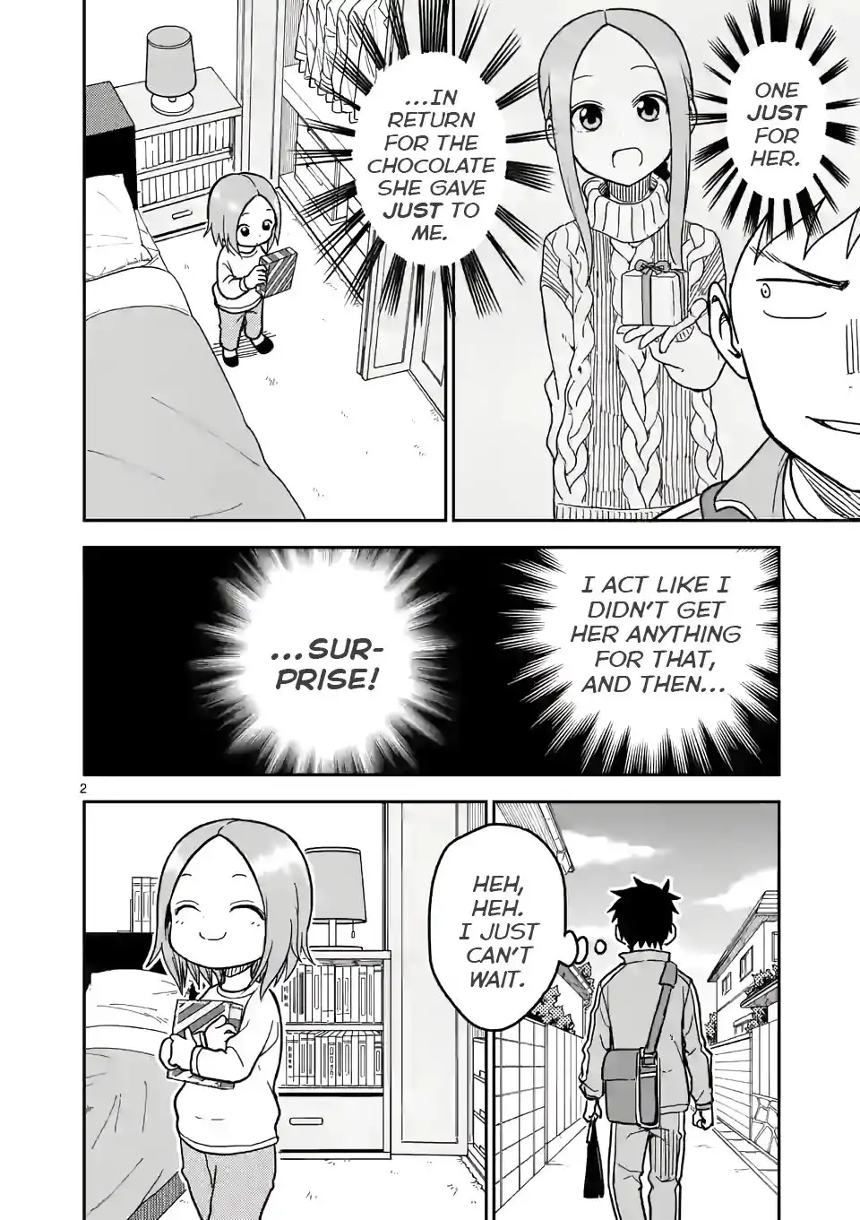 Karakai Jouzu no (Moto) Takagi-san Chapter 127 2